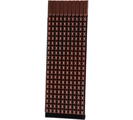 Маркер для кабеля сечением 1,5-2,5 мм DKC символ 1, 200шт MKF1S2