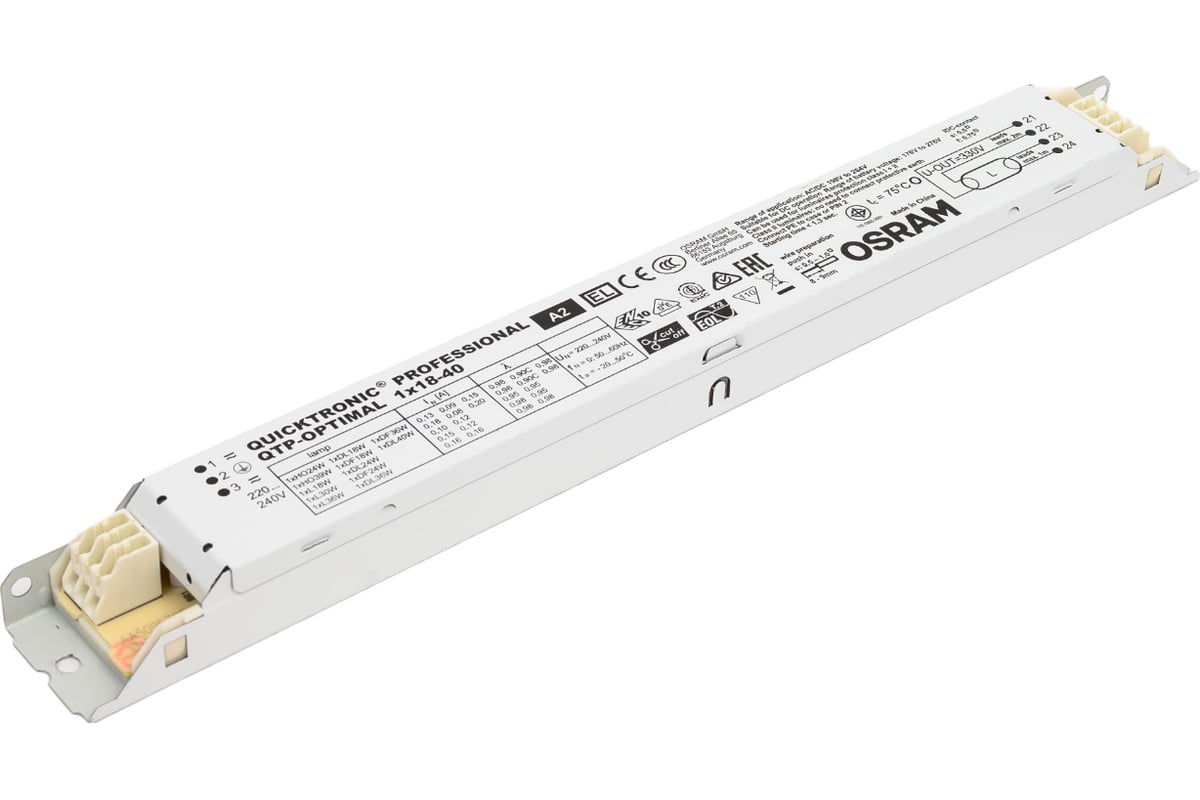 ЭПРА для люминесцентных ламп Osram QTP-OPTIMAL 1x18-40/220-240 VS20 ...