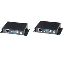 Комплект (приемник + передатчик) для передачи VGA сигнала по кабелю витой паре STP или UTP CAT5 SC&T TTP111VGA sct0300