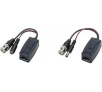 Комплект (передатчик TTP111HDP-L + приемник TTP111HDPJ-L) для передачи HDCVI/HDTVI/AHD и питания по витой паре до 300м, до 200м (4/5Mpix) SC&T TTP111HDP-LK sct0811