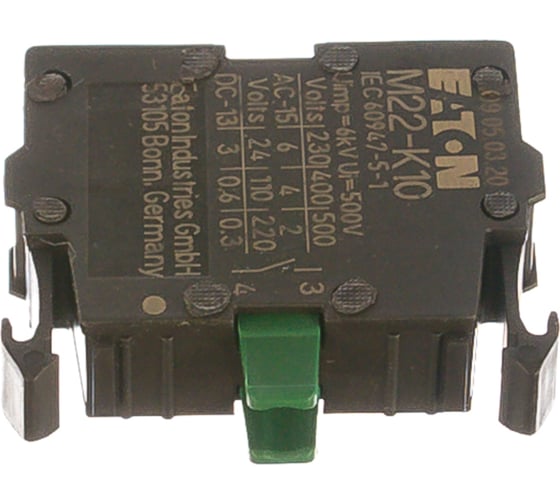 Контактный элемент EATON M22-K10 216376