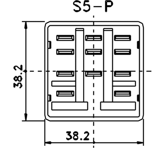 Колодка розетка для промежуточного реле S5-P ComatReleco PN93547