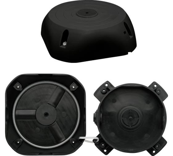 Монтажная коробка для видеокамер SLT мк-3 pro (черная) 10996