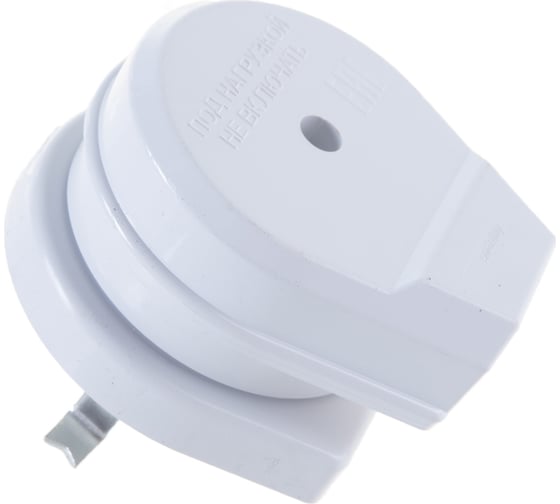 Разъем для плиты Smartbuy 32А 250В 2P+PE СУ пластиковый белый SBE-IS2-250-P