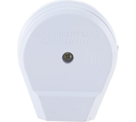 Разъем для плиты Smartbuy 32А 250В 2P+PE СУ пластиковый белый SBE-IS2-250-P