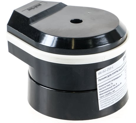 Разъем для плиты Smartbuy 32А 250В 2P+PE ОУ карболитовый черный SBE-IS2-250-C