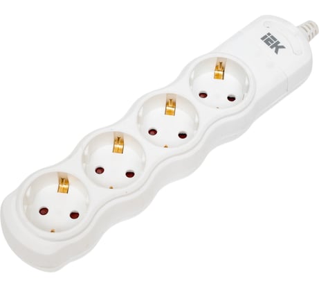 Переносная разборная розетка IEK РПР04 4 места WYP10-D-KP-16-04-ZS-K01