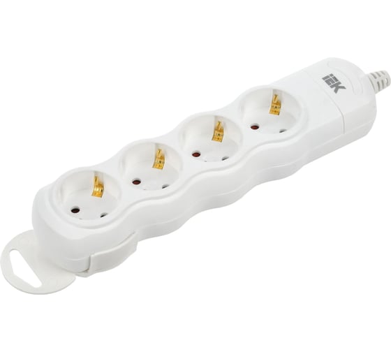 Переносная разборная розетка IEK РПР04 4 места WYP10-D-KP-16-04-ZS-K01