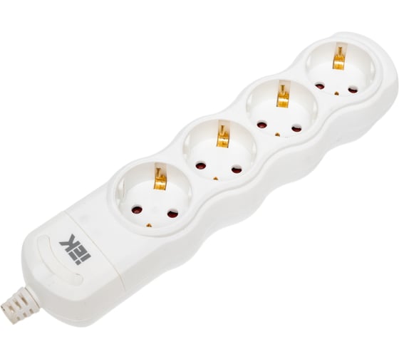 Переносная разборная розетка IEK РПР04 4 места WYP10-D-KP-16-04-ZS-K01