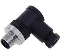 Соединитель клеммный Вилка ТЕКО, Угловой с клеммником, Пластик 4-PIN IP67 60 AC/DC NO/NC 08-00000273