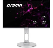 Монитор DIGMA 23.8" DM-MONB2407 IPS FHD, черный, 7ms, HDMI, DP, USB, M/M, HAS Piv 75Hz, 250cd In 1791291