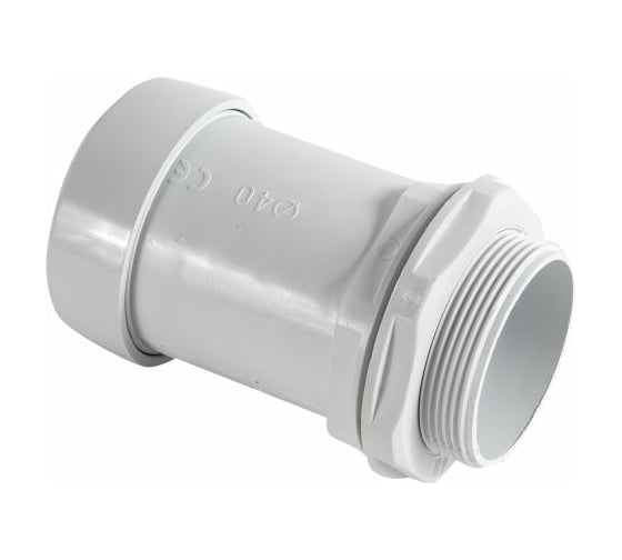 Муфта труба-коробка Экопласт BS40 D40мм, 1шт 42740-1 1