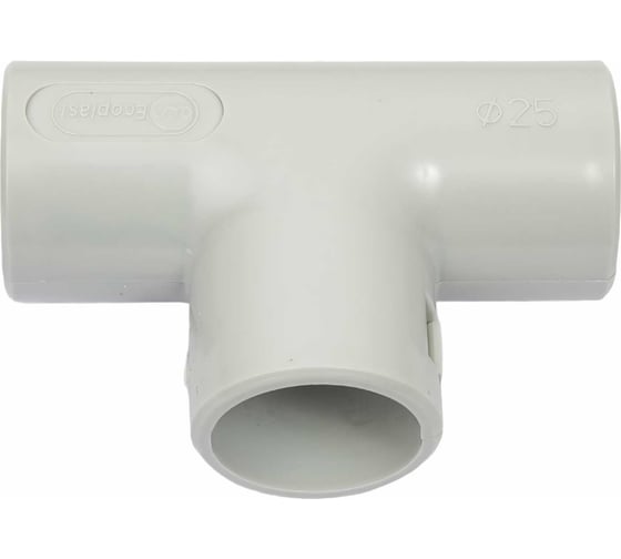 Тройник Экопласт TI25G стандарт для труб D25мм, 41325-1