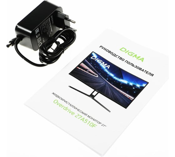 Монитор DIGMA 27" Overdrive 27A510F VA FHD, черный, 1ms, HDMI, DP, M/M, 165Hz, 300cd Ex Cur 1927007