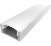 Комплект алюминиевого профиля Ledcraft с экраном и заглушками LC-LP0716M16-2 1617000003 31055460