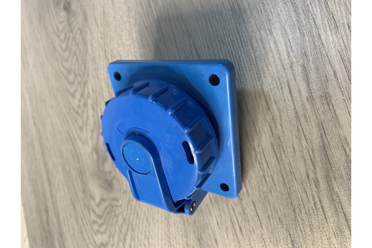 Фланцевая розетка ABL с крышкой и байонетным замком IP68, 16A 2P+E 250V ...
