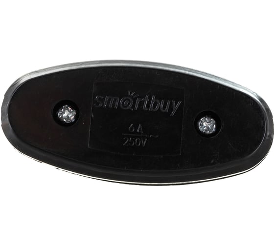 Проходной выключатель Smartbuy черный 6А 250В SBE-06-S04-b