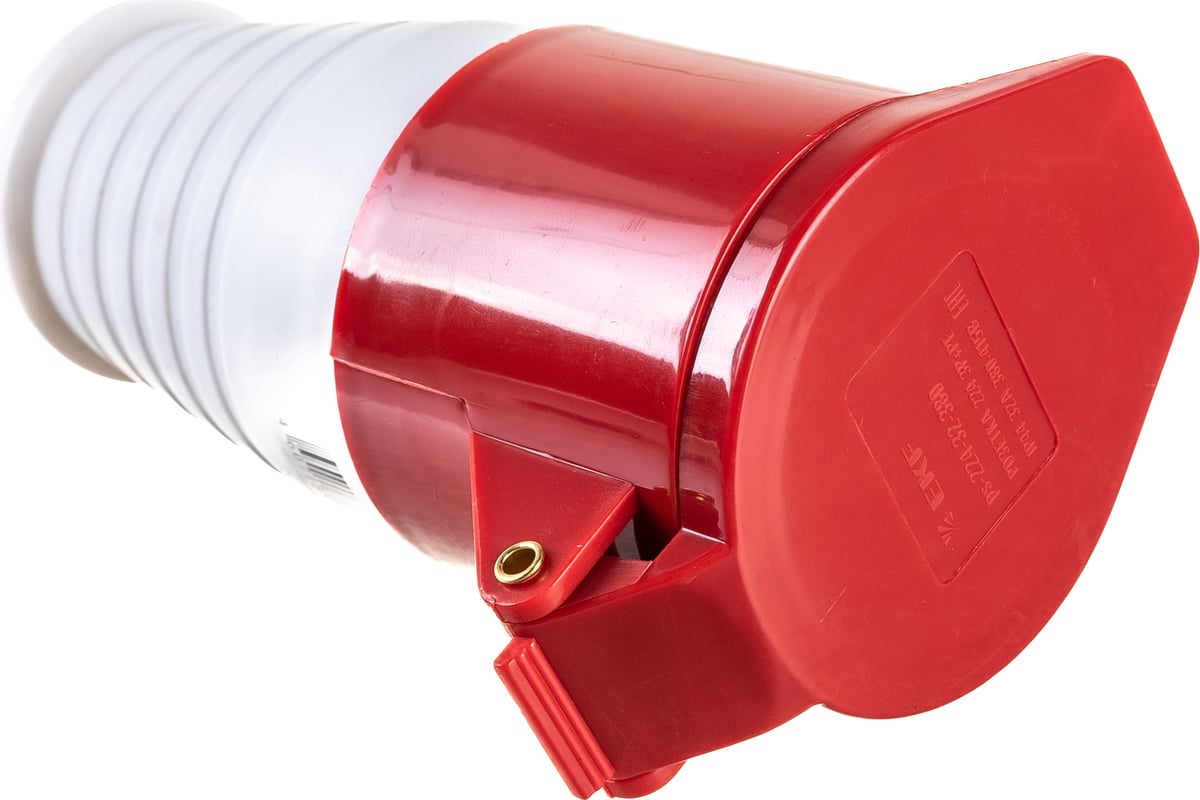 Переносная розетка EKF 224 3Р+РЕ 32А 380В IP44 PROxima ps-224-32-380 ...