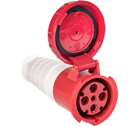 Розетка переносная EKF 234 3Р+PЕ 63А 380В IP44 ps-234-63-380