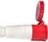 Розетка переносная EKF 234 3Р+PЕ 63А 380В IP44 ps-234-63-380 3