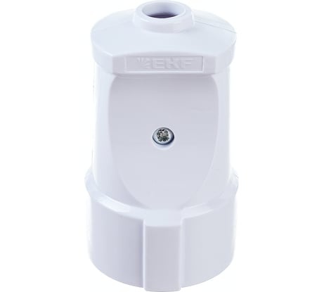 Штепсельное гнездо EKF с заземлением белое 16А 250В ASG16-10