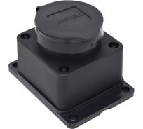 Настенная розетка с заглушкой ANDELI каучук AM-K04 2Р+РЕ 16А 220В IP44 ADL13-063