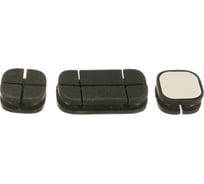 Магнитный фиксатор PERFEO на 4 кабеля 2-8 мм силикон черный 30 012 113