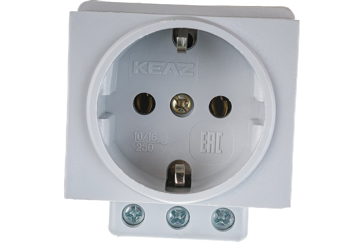 Розетка КЭАЗ OptiDin РА10/16-502Д-У3 111493 - выгодная цена, отзывы ...