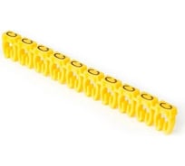 Наборный маркер HLT - символ "C" желтый 2,5 мм² (уп./100 шт.) 084-08-130