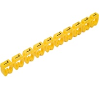 Наборный маркер HLT - символ "L" желтый 4 мм² (уп./100 шт.) 084-08-142