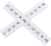 Маркер HLT для UK-ZB 6 (2.5мм2) с символами (L1, L2, L3, N, PE) 100шт./уп. 081-24-069