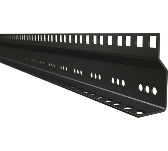 Монтажный профиль Hyperline CTR19-22U-RAL9005 19'' высотой 22U, для шкафов TTR, TTB, цвет черный RAL9005 (2 шт. в комплекте) 445337