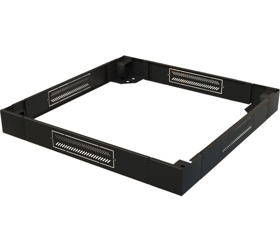 Цоколь Hyperline TLT2-611-RAL9004 600x1000x100мм (ШхГхВ), для шкафов серии TTB, цвет черный (RAL 9004) 458427 1