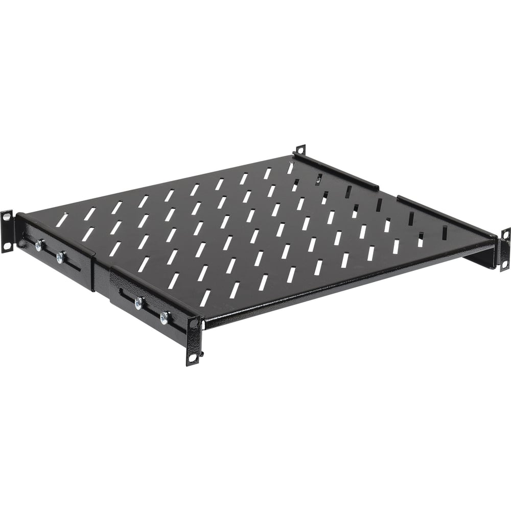 Стационарная полка 19 дюйм, глубиной 600мм, черная ITK FS05-600PI FS05 ...