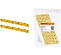 Наборный маркер TDM символ N желтый 6 мм2 100 шт. SQ0534-0056 16060855