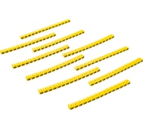 Наборный маркер TDM символ N желтый 2,5 мм2 150 шт. SQ0534-0026