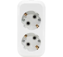 Колодка для удлинителя Jilion с 2 евророзетками (с/з) 9533961