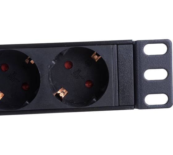 Блок розеток TWT 19 8 шт. Schuko, 16A 250V, шнур питания 1.8 м  PDU19-16A8P-1.8