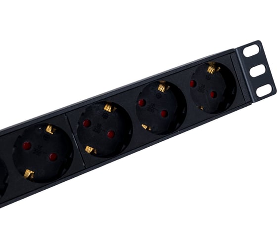Блок розеток TWT 19 9 шт. без выключателя, 16A 250V, шнур питания 3.0 м PDU19-16A9P-3.0