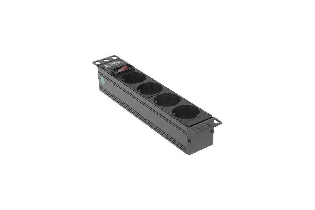 Блок розеток TWT 10 4 шт., 10A 250V, без шнура питания PDU10-10A4P ...