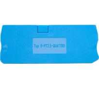 Торцевая заглушка STEKKER для зни ld574 2,5 мм² (jxb pt 2,5), синий ld583-1-25, 100шт в упак, 49274