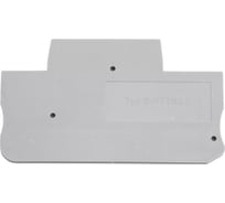 Торцевая заглушка STEKKER для зни ld575 2,5 мм² (jxb pt 2,5), серый ld575-1-25, 100шт в упак, 49276