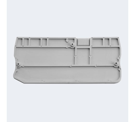 Торцевая заглушка STEKKER для зни ld573 4 мм² (jxb pt 4), серый ld582-1-40, 100шт в упак, 49269