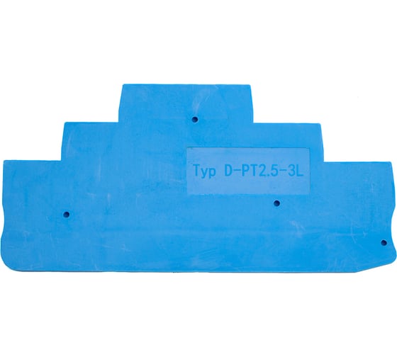 Торцевая заглушка STEKKER для зни ld579 4 мм² (jxb pt 4), синий ld579-1-40, 100шт в упак, 49279 1