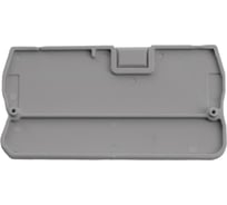 Торцевая заглушка STEKKER для зни ld572 4 мм² (jxb pt4), серый ld581-1-40, 100шт в упак, 49265 29965862