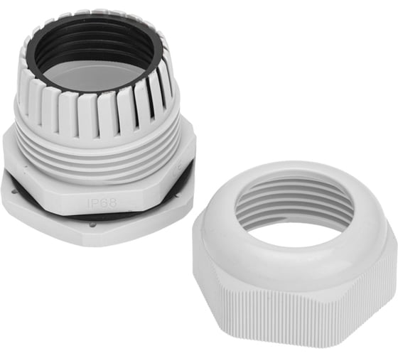 Кабельный ввод REXANT PG-36 (22-32мм) серый, комплект 07-8036-A1