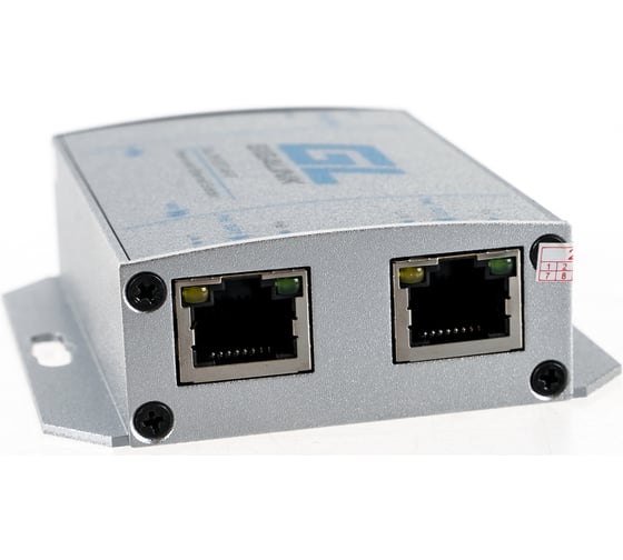 Усилитель Ethernet сигнала PoE GIGALINK 100Мбит/с, 802.3af GL-PE-EXT-AF-F
