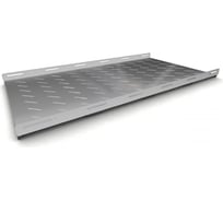 Стационарная усиленная полка Hyperline TSH3H-1050-RAL7035 глубина 1050 мм, с боковым креплением, нагрузка до 100 кг, для шкафов серии TTB, TTR, 485x1050мм (ШхГ), цвет серый (RAL 7035) 451878