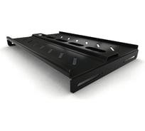 Стационарная усиленная полка Hyperline TSH3H-300-RAL9004 глубина 300 мм, с боковым креплением, нагрузка до 100 кг, для шкафов серии TTB, TTR, TWB/TWB-FC, 485x300мм (ШхГ), цвет черный (RAL 9004) 397130