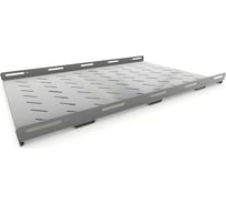 Стационарная усиленная полка Hyperline TSH3H-850-RAL7035 глубина 850 мм, с боковым креплением, нагрузка до 100 кг, для шкафов серии TTB, TTR, 485x850мм (ШхГ), цвет серый (RAL 7035) 451896